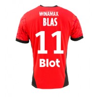 Stade Rennais Ludovic Blas #11 Hjemmebanetrøje 2024-25 Kortærmet